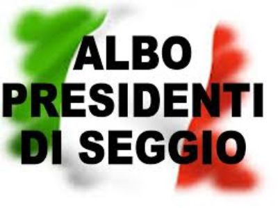 Aggiornamento Albo Presidenti di Seggio elettorale