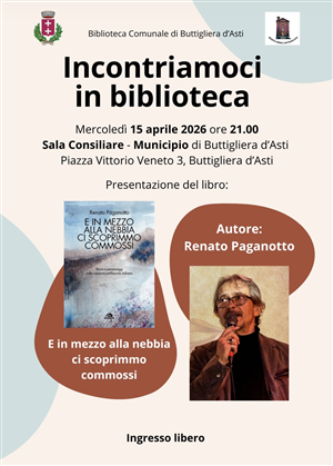 Incontriamoci in biblioteca: presentazione del libro di Renato Paganotto