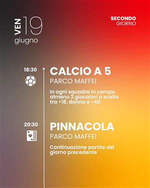 Torneo dei Borghi 2026: il programma completo delle quattro giornate