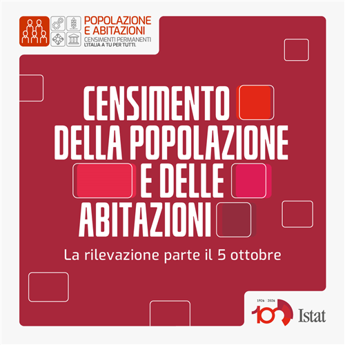 ISTAT: Censimento permanente della Popolazione e delle abitazioni dal 5 ottobre